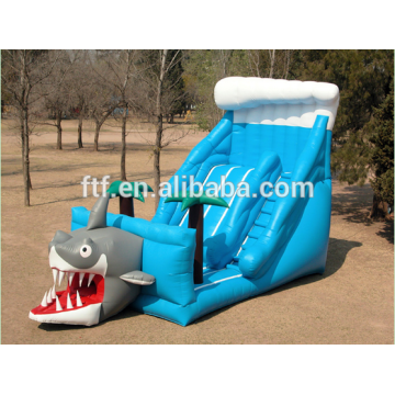 Blue Crocodile Castle Inflatable trampoline inflatable water slide bouncer air jump bed